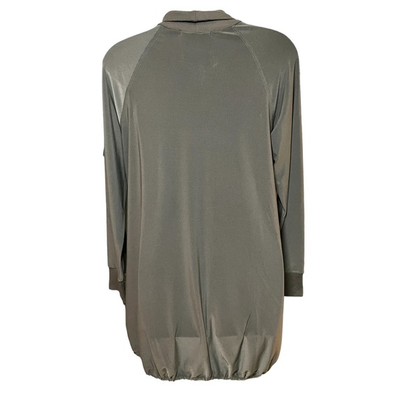 Sympli Olive Green Cowl Neck Jersey Tunic - Picture 5 of 7